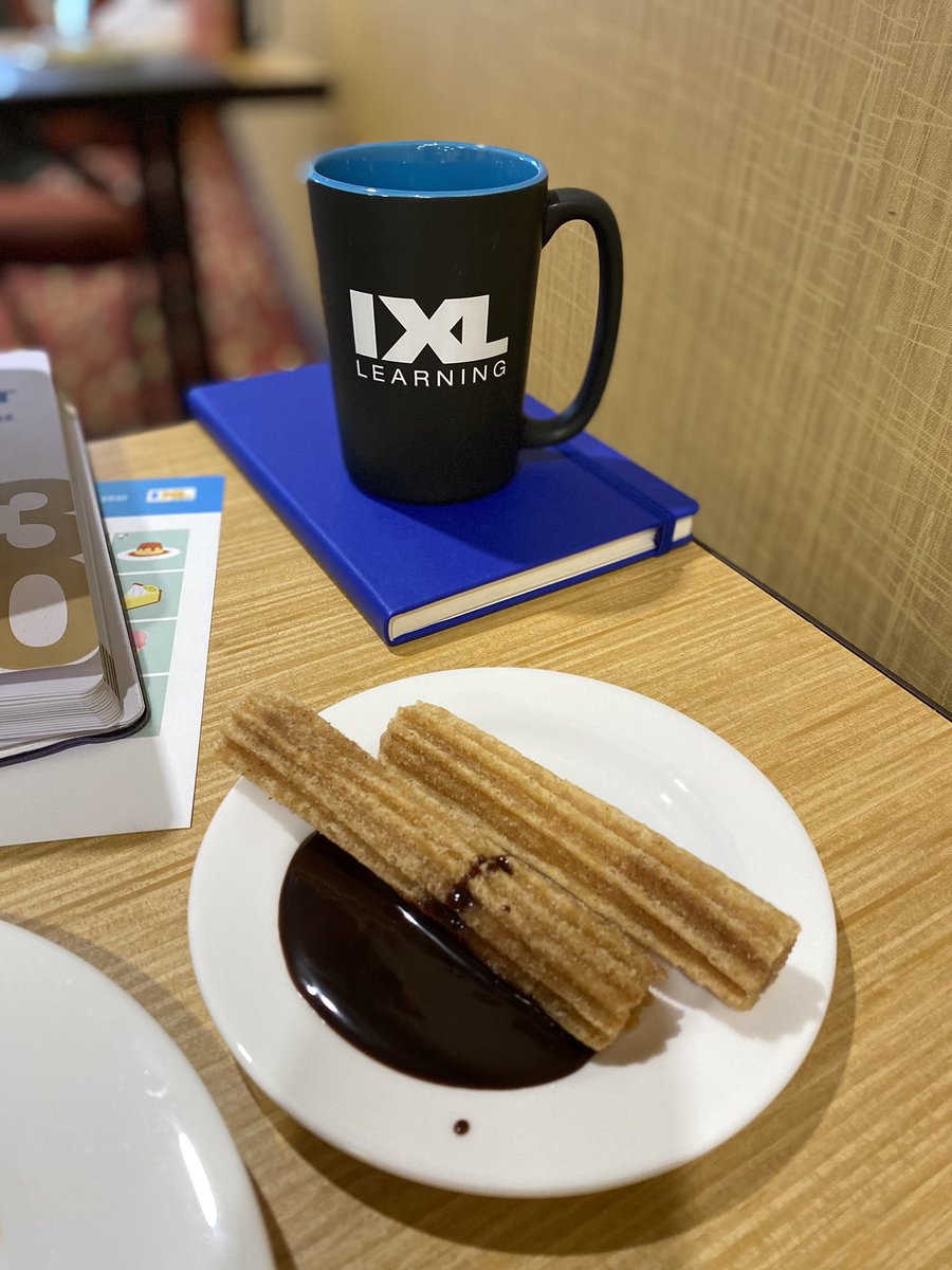 Taco bar and churros for lunch at the #IXLLIVE conference…great conference with amazing food!