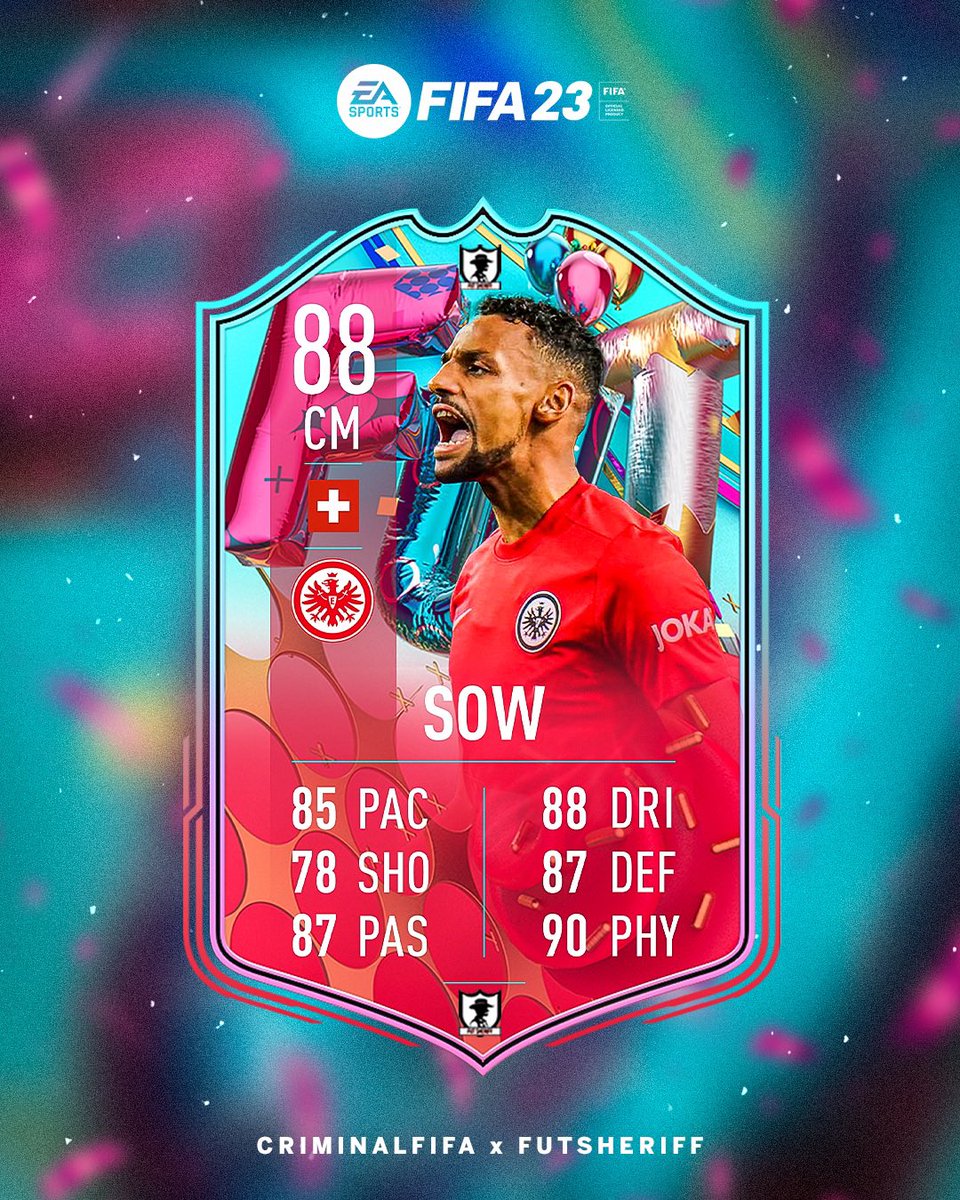 FutSheriff's tweet photo. 🚨Sow🇨🇭 is coming as FUT Birthday 🎂

Close to Gullit Gang✍🏻🔥

Make sure to follow @FutSheriff and @Criminal__x ❤️

#FIFA23 https://t.co/uxwLn8HfDV