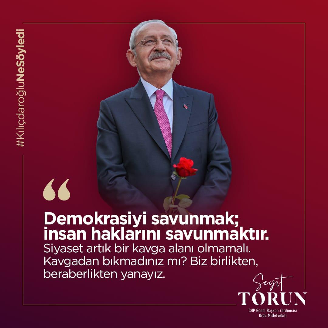 Seyit_TORUN's tweet photo. "Biz birlikten, beraberlikten yanayız." https://t.co/0NR4wOkdBJ