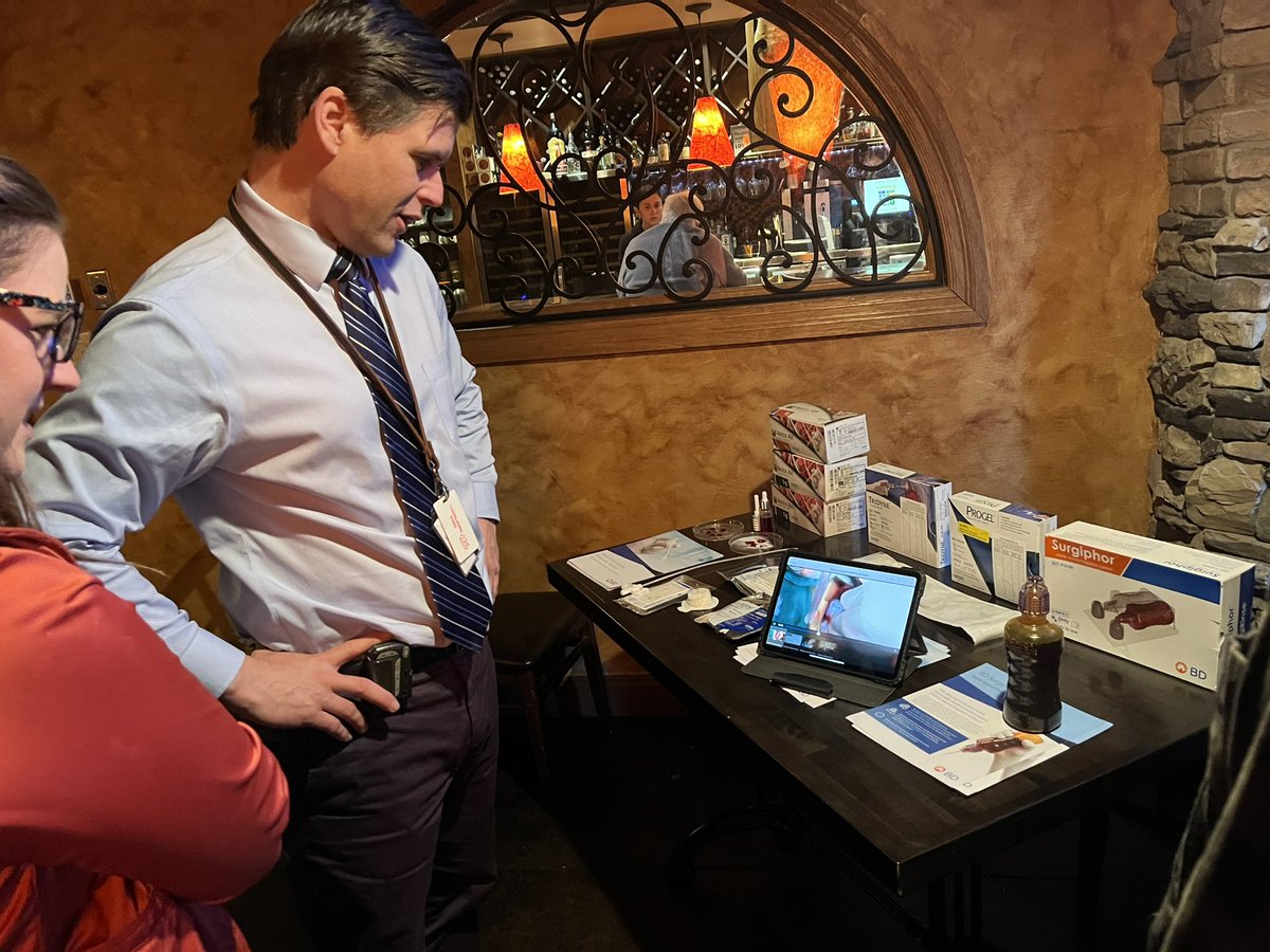 Surgicalsales's tweet photo. Great educational event with surgeons from @WVUKids. Thank you Dr. Federico G. Seifarth for your engagement and having several colleagues attend. #BD #Education #hemostasis #infectionprevention #Arista #Avitene #Peogel #pediatricsurgery #pediatrics https://t.co/lsa14u1GPb