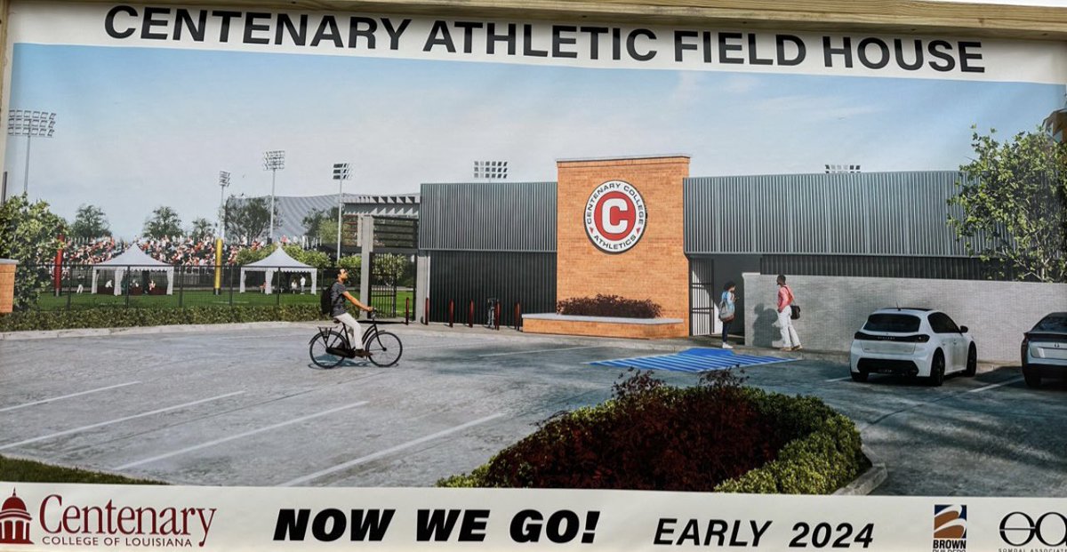 The demo has begun! Exciting and new things happening on campus- Centenary Athletics will be getting some new and shiny upgrades!
Practice field with lights, 100 seat film room and a field house with offices and locker rooms! 🤩
