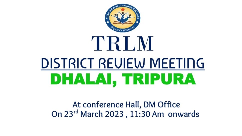 DMMUDHALAI's tweet image. Glimpse of the District level review meeting conducted by Dr. Siddharth Shiv Jaiswal, IAS, DM&amp;amp; Collector, Dhalai, in which ADM , All BDOs, LDM, and DMMU &amp;amp;BMMU TRLM team were present. All TRLM activities were reviewed thoroughly. 

#Womenempowement 
#TRLM 
#AspirationalDistrict