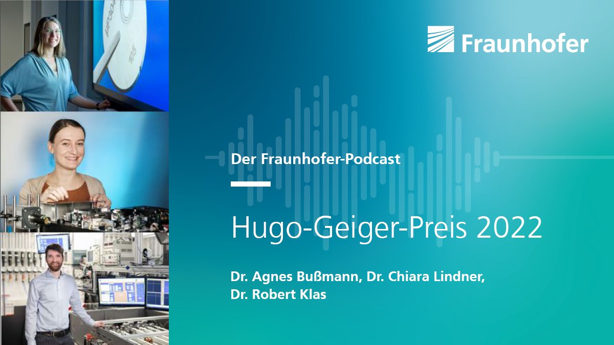 Fraunhofer's tweet image. #Mikropumpen, #Quantensensorik und neue #Laserquelle – Freistaat Bayern und Fraunhofer ehren Forschungsnachwuchs für herausragende Promotionen. Im #Podcast geben die Preisträgerinnen und der Preisträger Einblicke in Ihre Forschung: fraunhofer.de/de/ueber-fraun… #WeKnowHow @BayStMWi