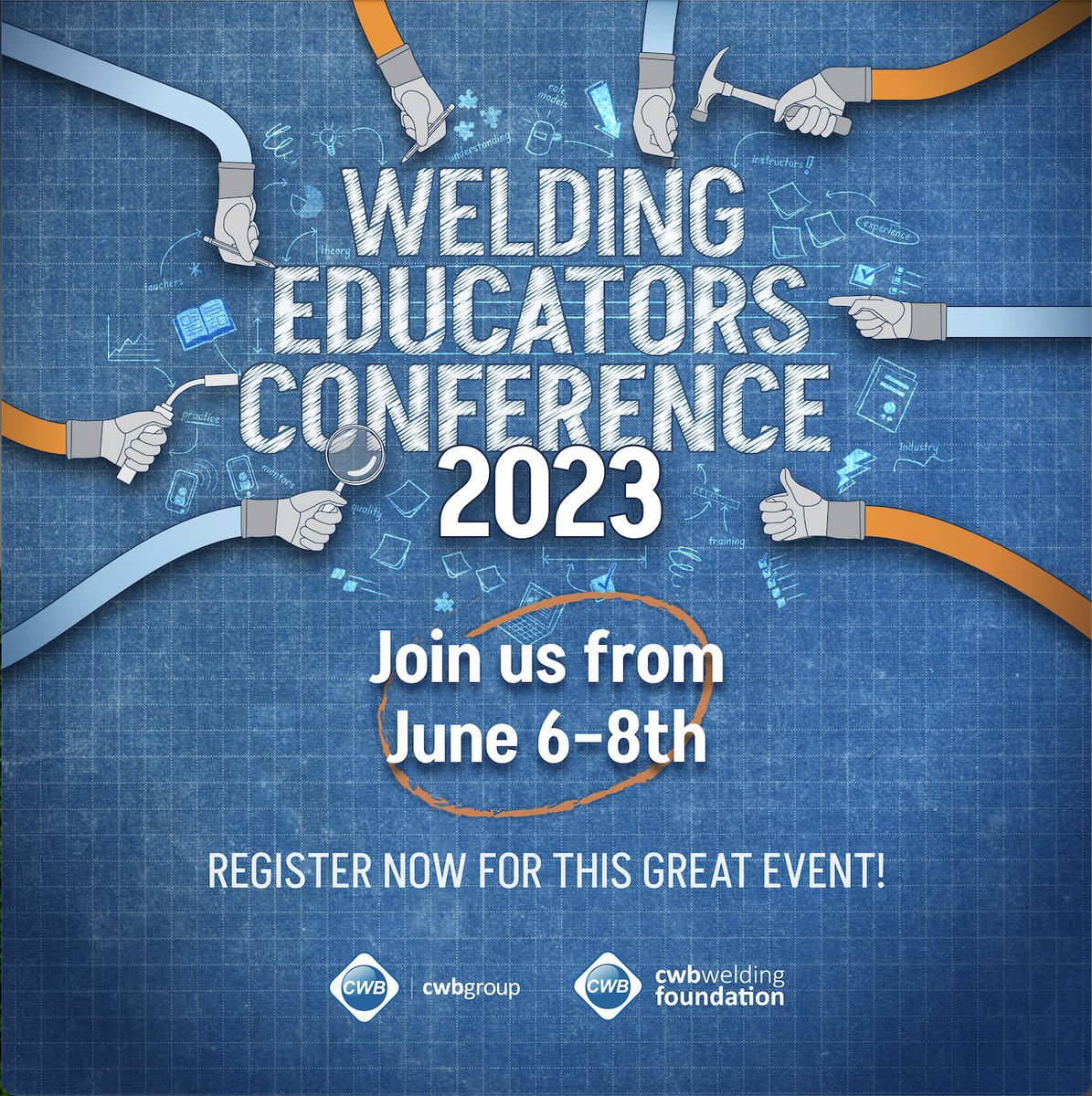cwb_foundation's tweet photo. Registration is OPEN for the June 6-8th Educators Conference! Attendance is FREE for Canadian secondary &amp; post-secondary educators. Learn more and register today 🎟️ https://t.co/0FENExl2y4 

@cwbgroupwelding #CanEd #weldingeducation #skilledtrades https://t.co/lbkKnOLbMo