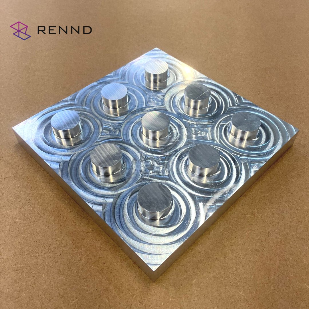 RENND_UK's tweet photo. #Siliconemould bottom plates as part of a modification to an existing open-pour mould tool used for testing different hardness #elastomers in the #Spinalimplantindustry https://t.co/dm9gCdMoNi