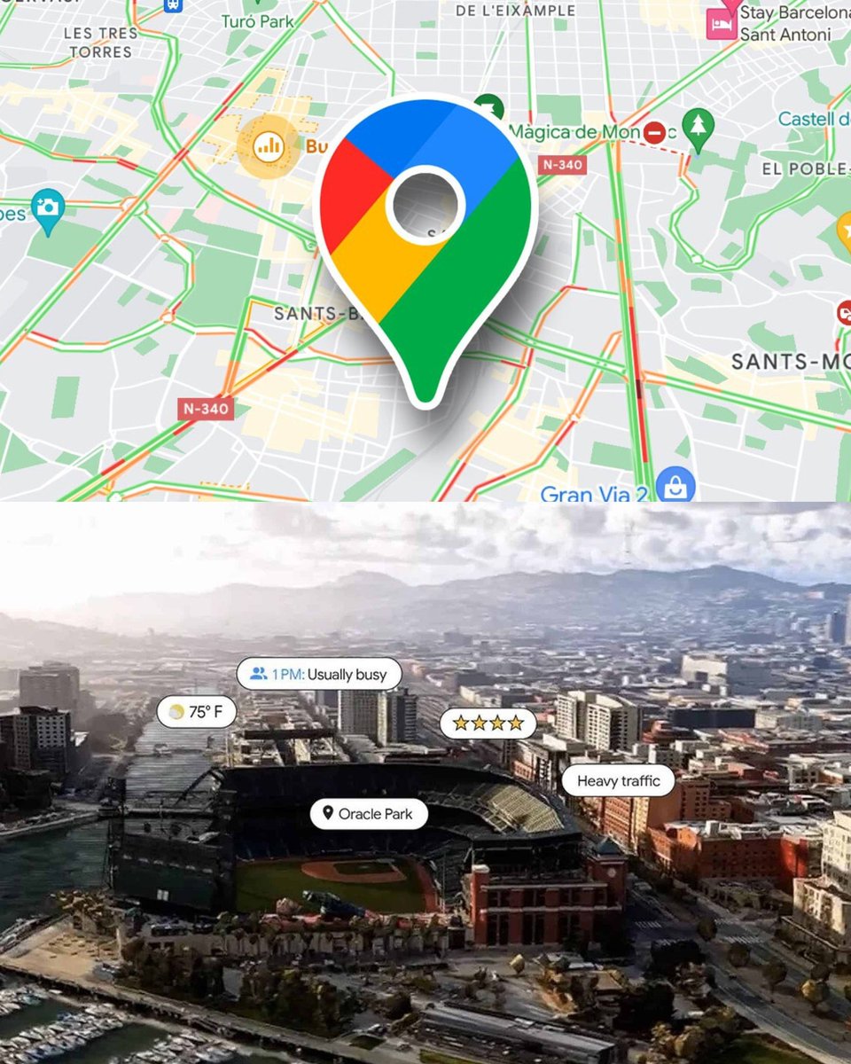 drbeel_techno's tweet image. #Google 
ميزة #ImmersiveView أو العرض الشامل المصور تصل تدريجيا لمستخدمي خرائط جوجل #GoogleMaps لتعرض لهم بالصور الطبيعية أهم الاماكن و حالة الطقس ... مفيدة جدا عند الخروج و السفر و الترحال.