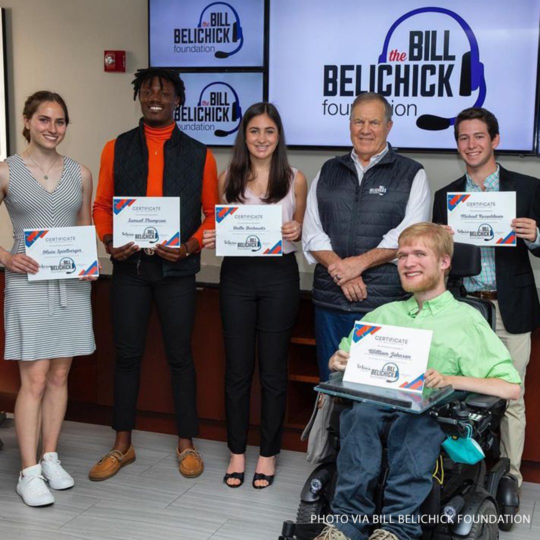 Patriots's tweet photo. 10 years of giving, growing and inspiring.

@BelichickFDN celebrates their anniversary by donating $350K in grants and scholarships to student-athletes and athletic organizations in need: https://t.co/0Ij8mG8hOT