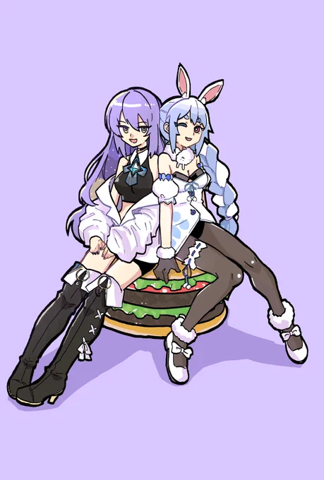 ぺこムーナ!#ぺこらーと #hoshinovart 
