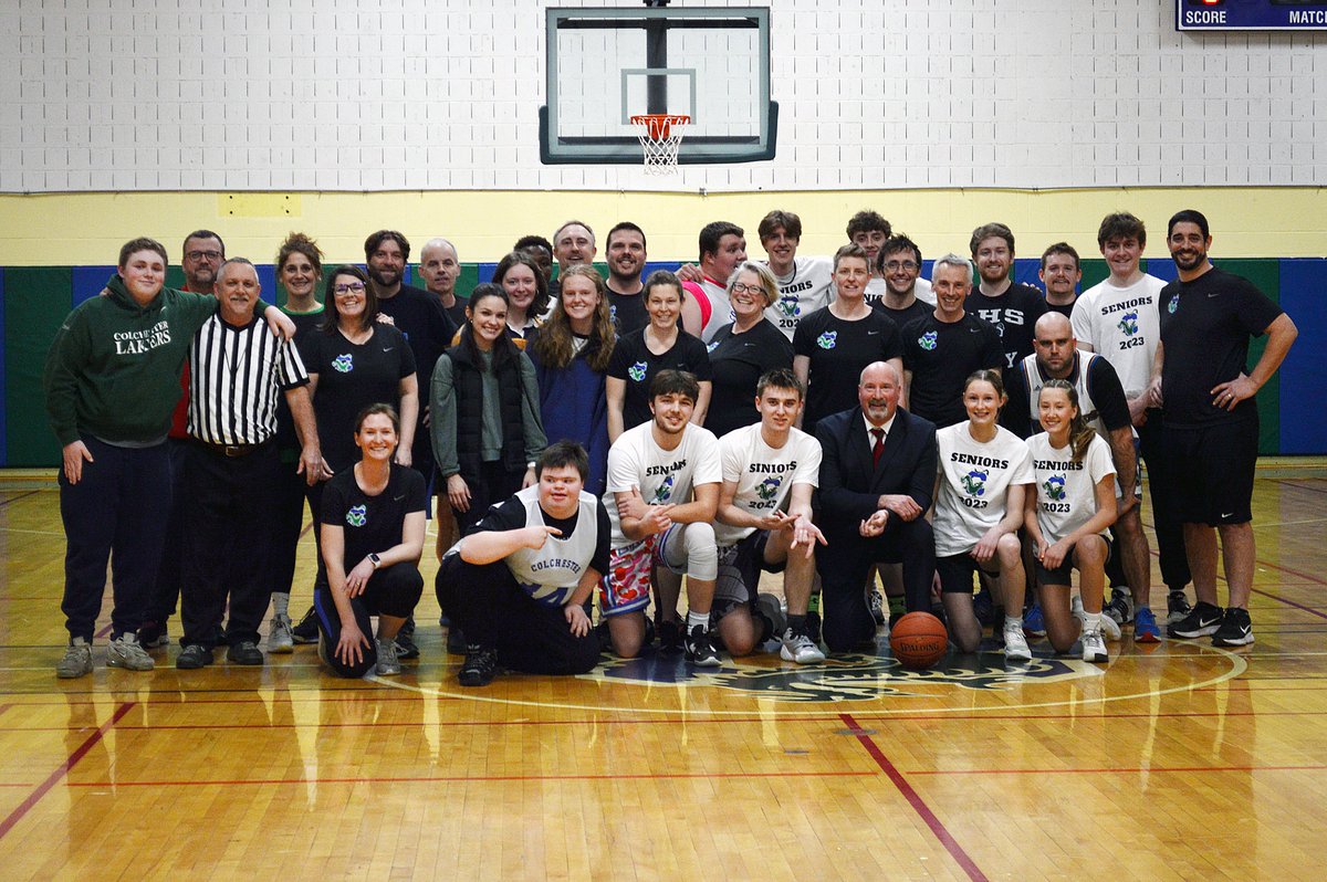 A much beloved tradition at CMS and CHS is the annual Staff vs Students basketball games, where staff huff and puff their way through a game and students handily  wipe the floor with them.

#wearecolchester #staffvsstudents