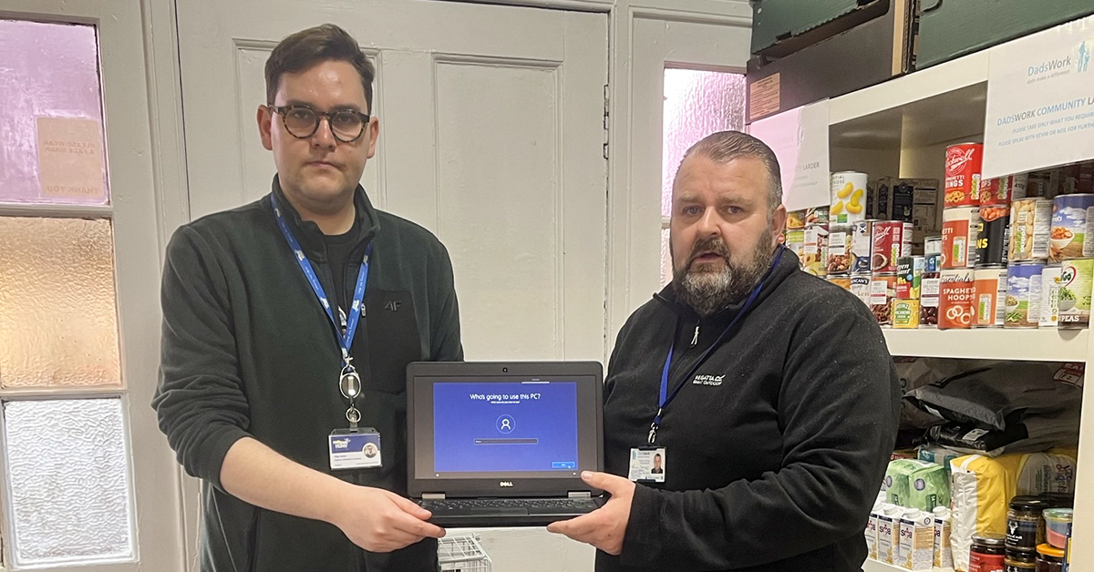 PKHinnovation's tweet photo. We've had a great start to digital groups with @DADSWORK. Our Digital & Wellbeing Coordinator Filip has been on hand to provide support with digital skills. Thanks to @EdinRemakery for donating laptops for these sessions.
Learn more: https://t.co/Am2yYqNx4J https://t.co/XcvcjD1shD