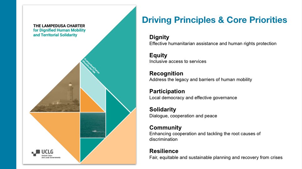 🏙️Our community of learners engage in storytelling exercise to map #LocalGov solutions to address Human Mobility & ensure #InclusiveCitizenship & #Right2City for all, guided by core principles of @uclg_org's #LampedusaCharter

#LearningWithUCLG #NotaBorderTale