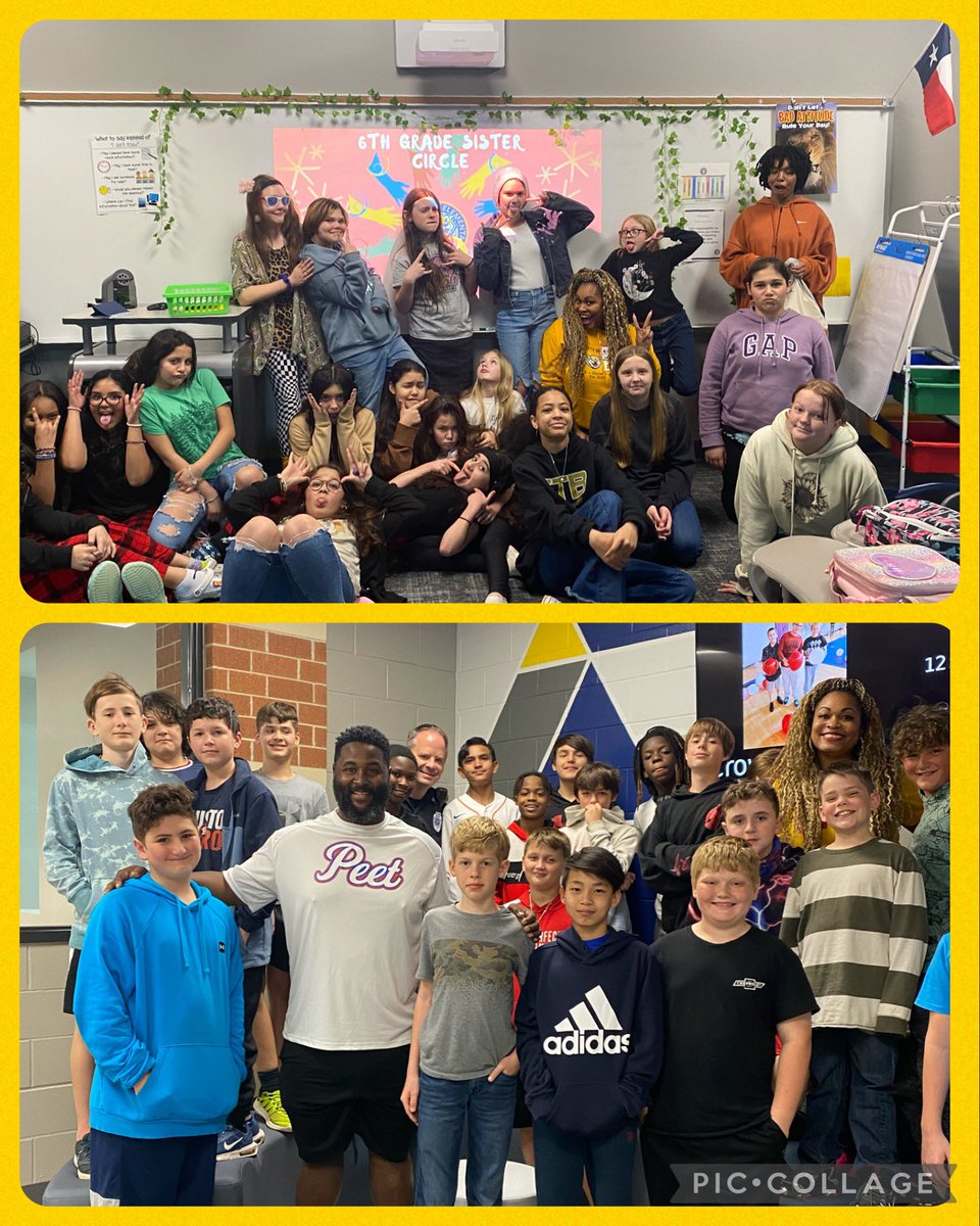 6th grade! Our new “Sister Circles &amp; Boys 2 Men” Lunch talks to connect and fellowship! 🎉🎉🎉