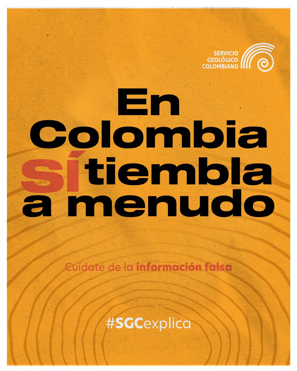 Servicio Geológico Colombiano tweet media