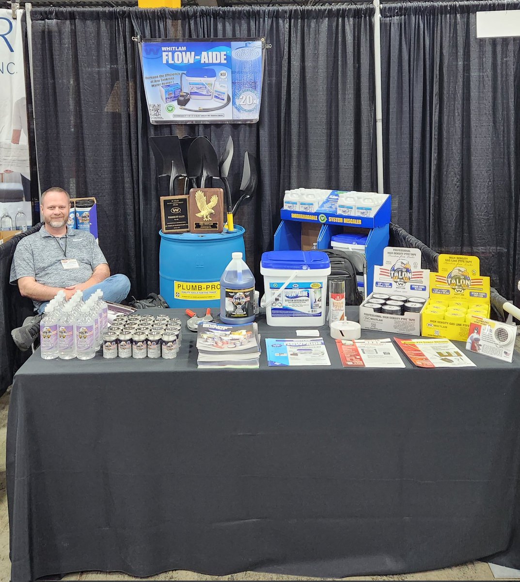 JCWhitlamMfgCo's tweet photo. 21st Annual Industry Show with Standard Supply is about to begin! Come see our specials and products at booth 320! @Standard_SPS #flowaide #plumbpro #whitlam #talon #plumbing #hvac #irrigation https://t.co/FZtc1cuqYQ