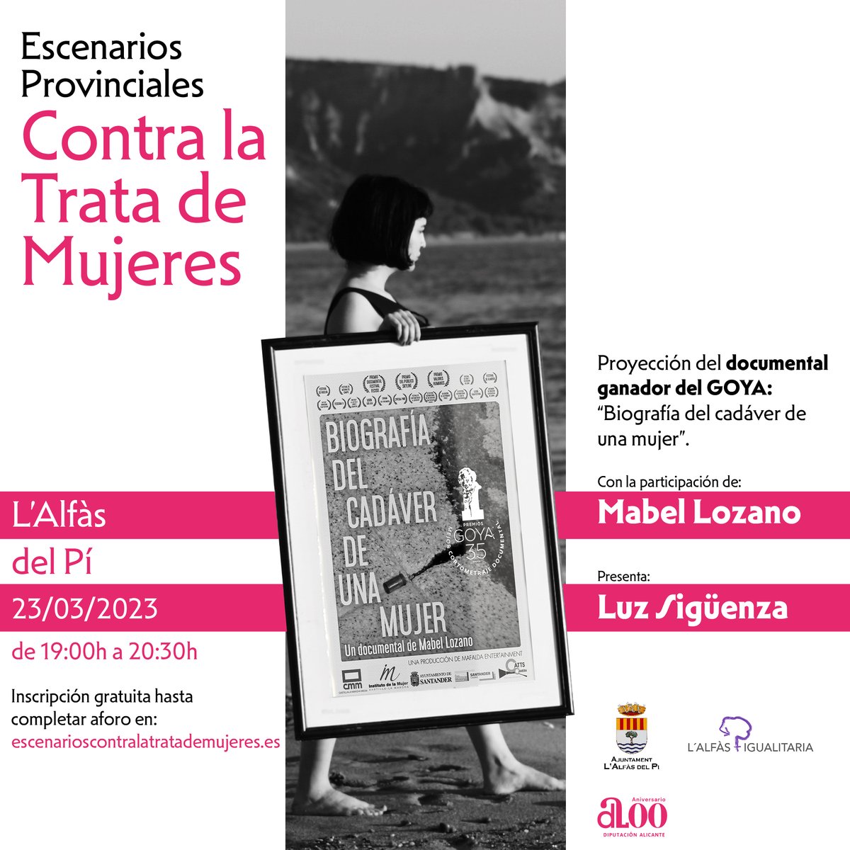 IGUALDAD: ESCENARIOS PROVINCIALES CONTRA LA TRATA DE MUJERES

¡Hola Alfàs del Pí! Tenemos una cita a las 19h. para el segundo día de los escenarios provinciales contra la trata de mujeres. Va a ser una tarde para recordar, os lo aseguramos. 

¡Nos vemos!
#igualdad  #noalatrata