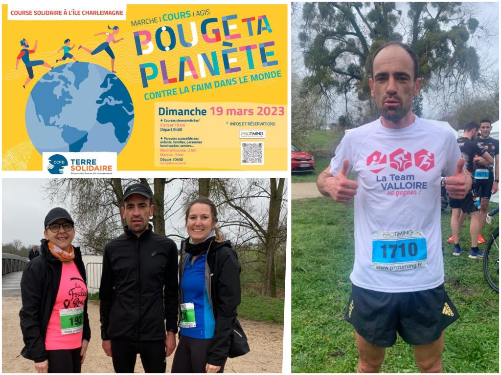 ValloireHabitat's tweet photo. [Esprit d'équipe et #solidarité]
Les collaborateurs-trices #ValloireHabitat #ActionLogement ont participé ce week-end à 2 courses  solidaires (5/10 km) à Orléans sur le thème #BougetaPlanète contre la faim dans le monde. 
Merci à nos sportifs et Bravo à Hervé Baudoin arrivé 1er ! https://t.co/WE3JImVVBo