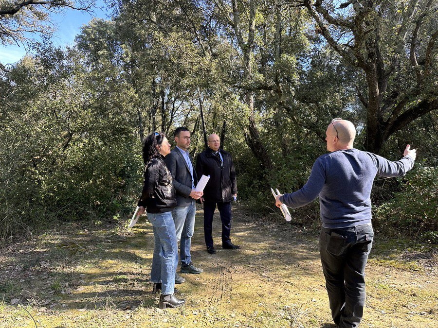 T_E_Helou's tweet photo. Visite dans le #Gard de @ITolleret &amp; @GrudlerCh, membres du Parlement Européen, chez la #coopérative forestière #FPLG @ForetPrivee4830 pour présenter le rôle des gestionnaires forestiers @UCFFcoop, nos enjeux &amp; propositions en lien avec les politiques européennes #RED #NRL #EUFS https://t.co/exHJtXQtIh