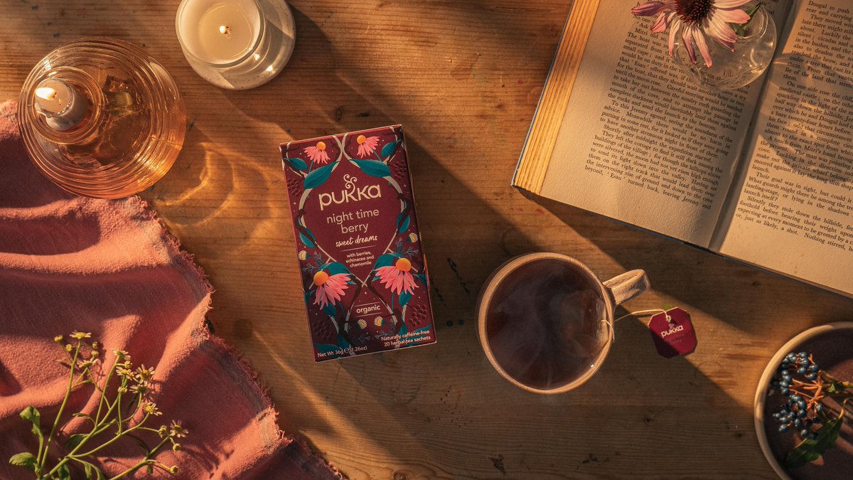 Indulge in the sweetness of nature with Pukka’s Night Time Berry tea ☕💤 A symphony of sweet berries, delicate chamomile, and soothing echinacea. Savour this comforting blend as you unwind after a long day. Sweet dreams 🌙💓 Shop now: spkl.io/60134dE3J