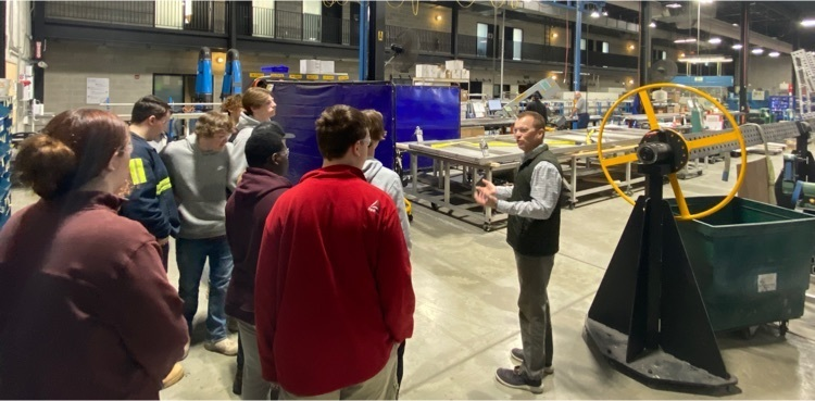 CCTC_CCPS's tweet photo. Students in Construction and AMP enjoyed an amazing tour through local manufacturers GKD in Cambridge.
#CCTCGrows https://t.co/M4ahv5pIDc