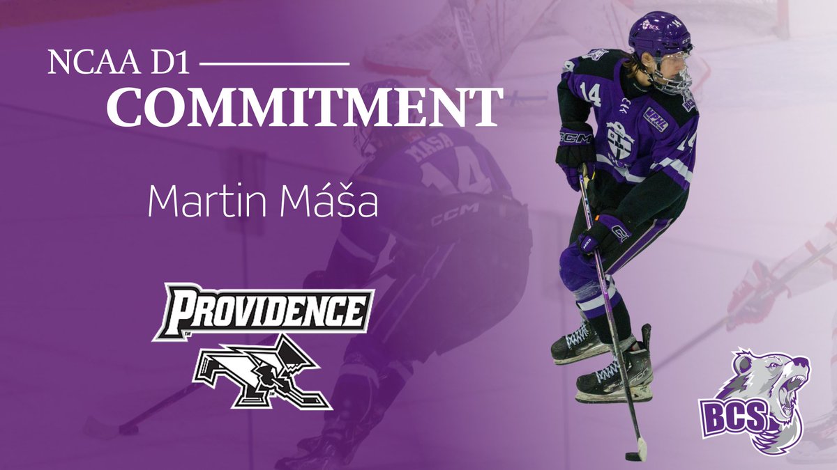 BCS1836's tweet photo. Huge round of applause for N014-Máša who has just committed to Providence College (@ProvidenceCol) to play Division 1 NCAA hockey for @FriarsHockey. Well done, Martin—we can't wait to see what you'll accomplish! #BCS1836Hockey #BCSBears #GoFriars #FriarFamily https://t.co/WMVSMGCWUS