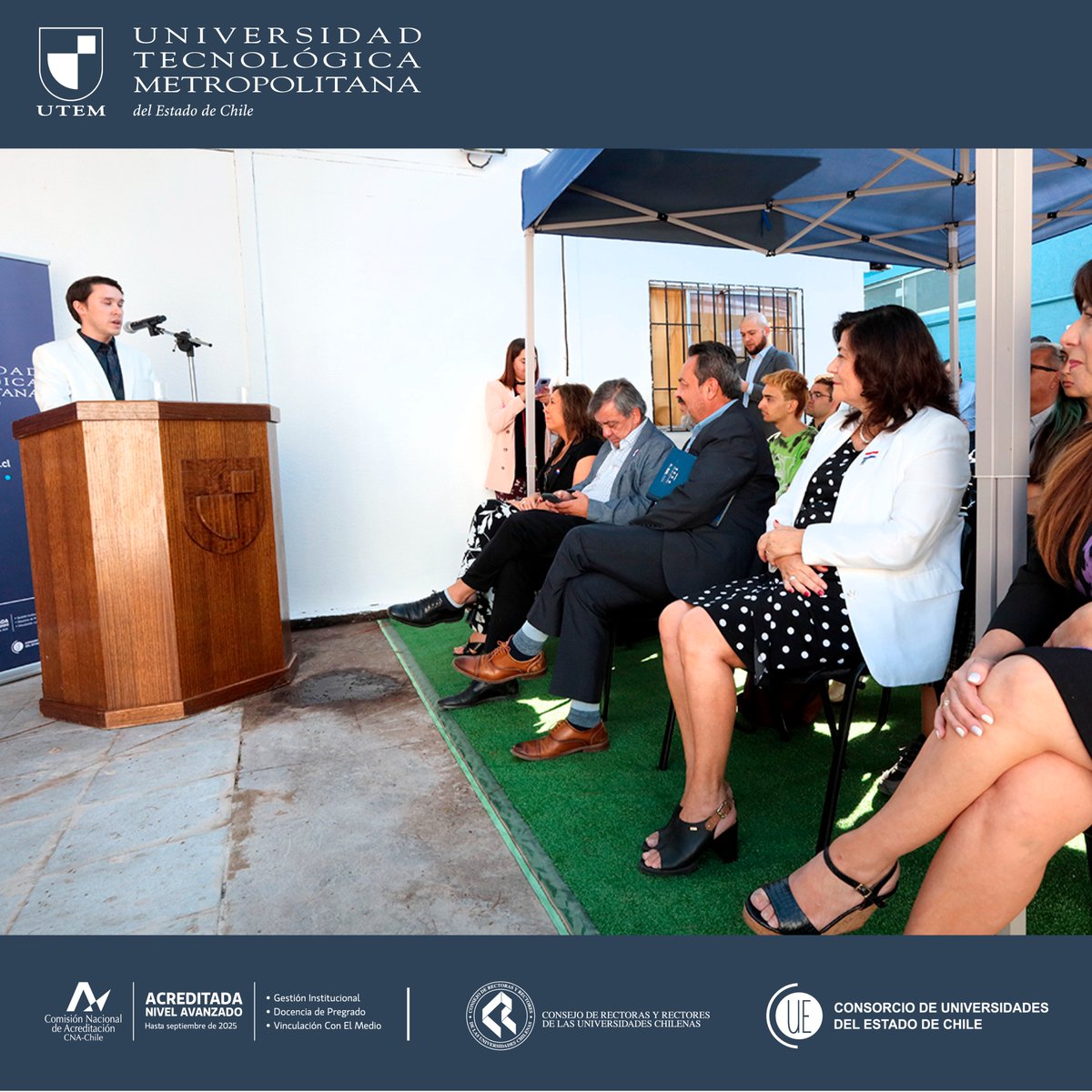 utem's tweet photo. #OrgulloUTEM | Con el objetivo de entregar una mejor infraestructura al estudiantado, se inauguró el nuevo edificio del Servicio de Salud Estudiantil, que tiene acceso universal y renovadas instalaciones y equipamiento médico.
¡Revisa las imágenes! https://t.co/Ls9uw7ZDHi