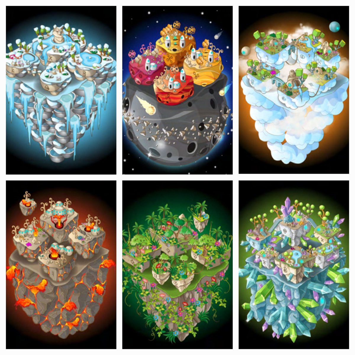 Hey Ōfam here's a quick breakdown and description of the different types of Ōlands. No date has been specified. These will be revealed in the future!

ICELANDS are renowned for their serene and natural beauty. They are blanketed in snow and have an uncanny effect on the value of