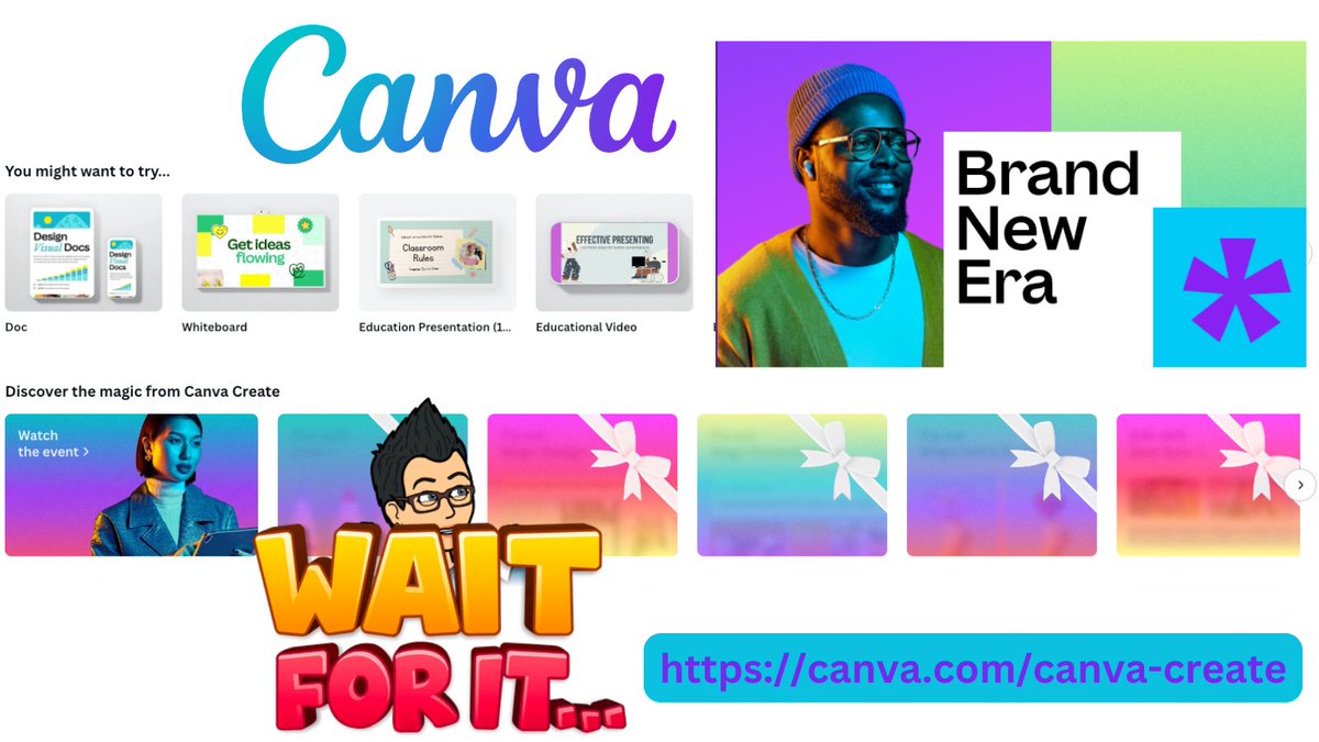 Tuning in now for @canva's #canvacreate2023  canva.com/canva-create/ 
Can't wait to see what's new for @CanvaEdu 
@APSInstructTech #edtech #CanvaEDU