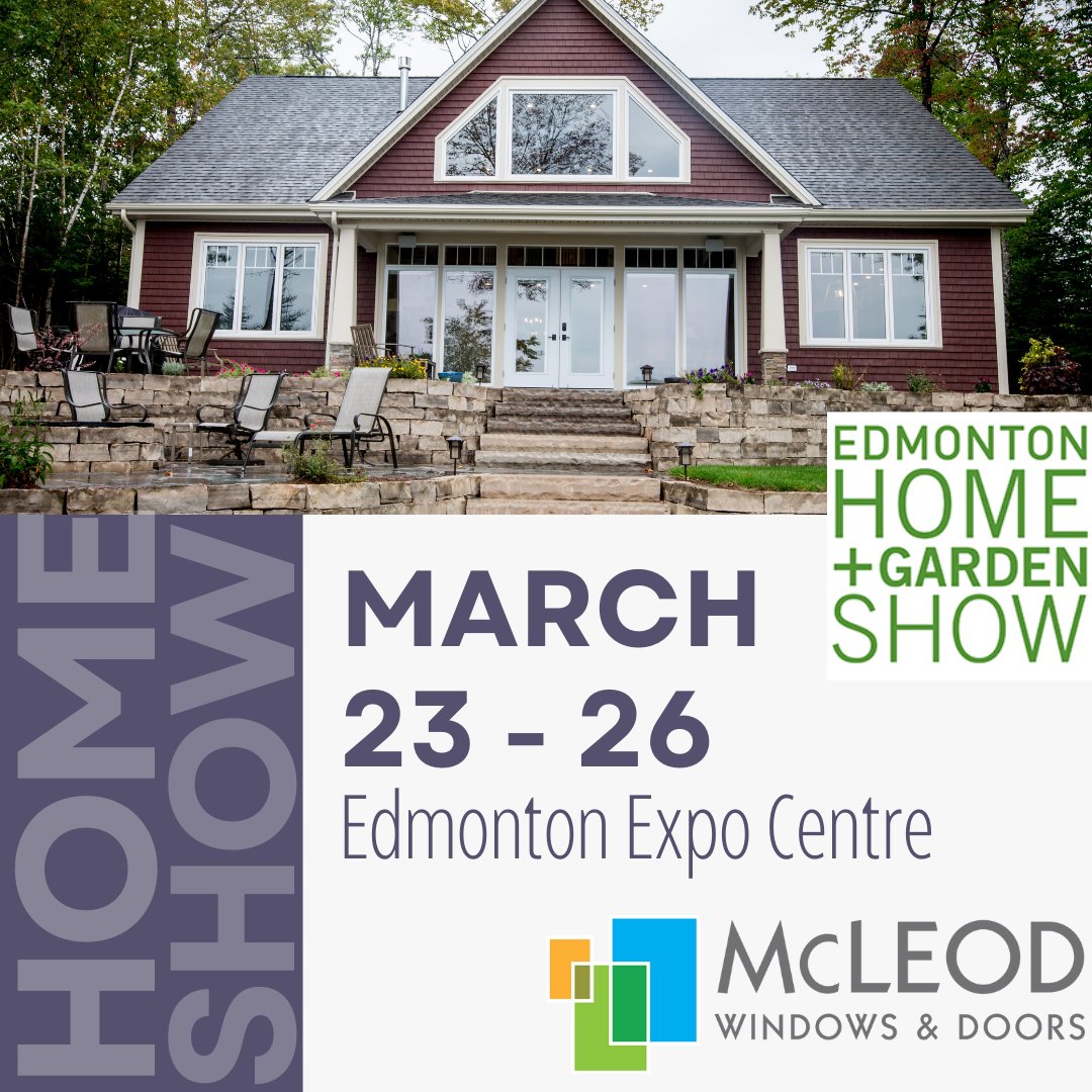 McLeodWindows's tweet photo. The @YEGHomeShows' Home &amp; Garden Show starts today! 
Buy tickets here and Save $2.00 
https://t.co/WdflhARVJZ

#HomeImprovement #QualityYouCanSee #WindowsAndDoors #YEG #SupportLocal https://t.co/VnGUTNNyIC