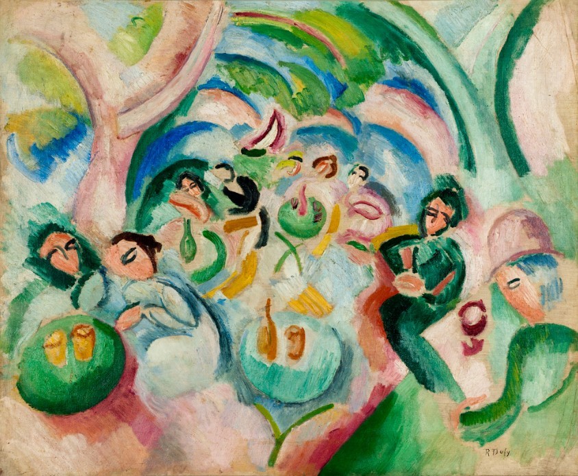 parismusees's tweet photo. #CeJourLà en 1953, Raoul #Dufy est décédé.
🌈 Cet artiste connu pour sa dissociation entre couleur et dessin, a créé des œuvres fortes, aux couleurs vives. 

🖼️ L’apéritif, 1908 
#PMCollections @MAM https://t.co/mbw2i7ck4s