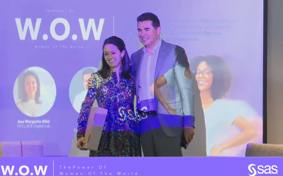 ImpactoTIC's tweet photo. Ana Margarita Albir, CEO de ADL Digital Lab, desde evento #MujeresWOW #SASMujeresQueInspiran: "Debemos tener sororidad, es un motor de energía poder conectar con mujeres que han seguido pasos similares y que son inspiradoras". https://t.co/ZxzUXnbKB6