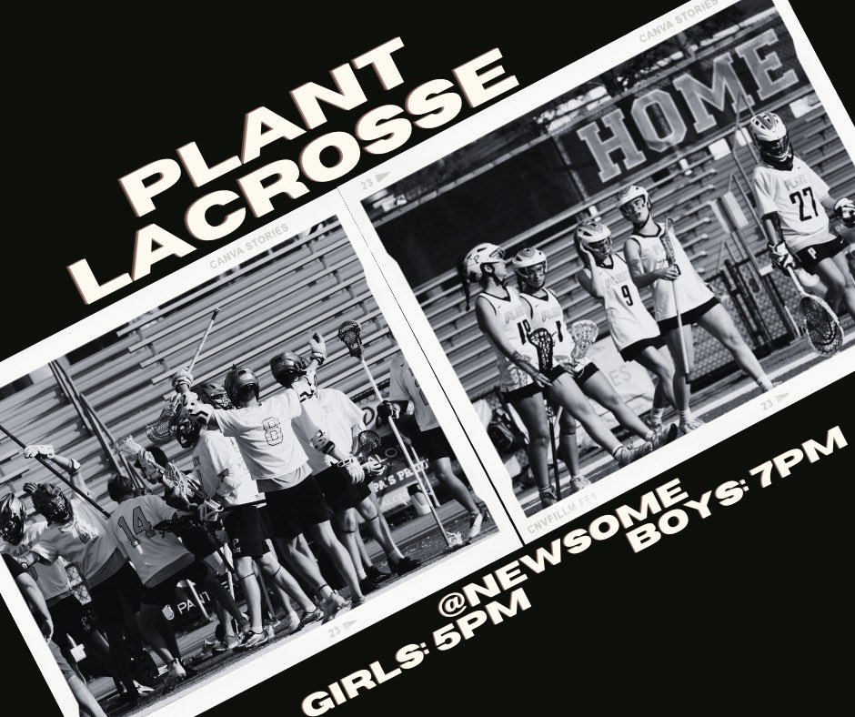 Pep O' Plant on Twitter "Tonight, Girls and Boys lacrosse face off