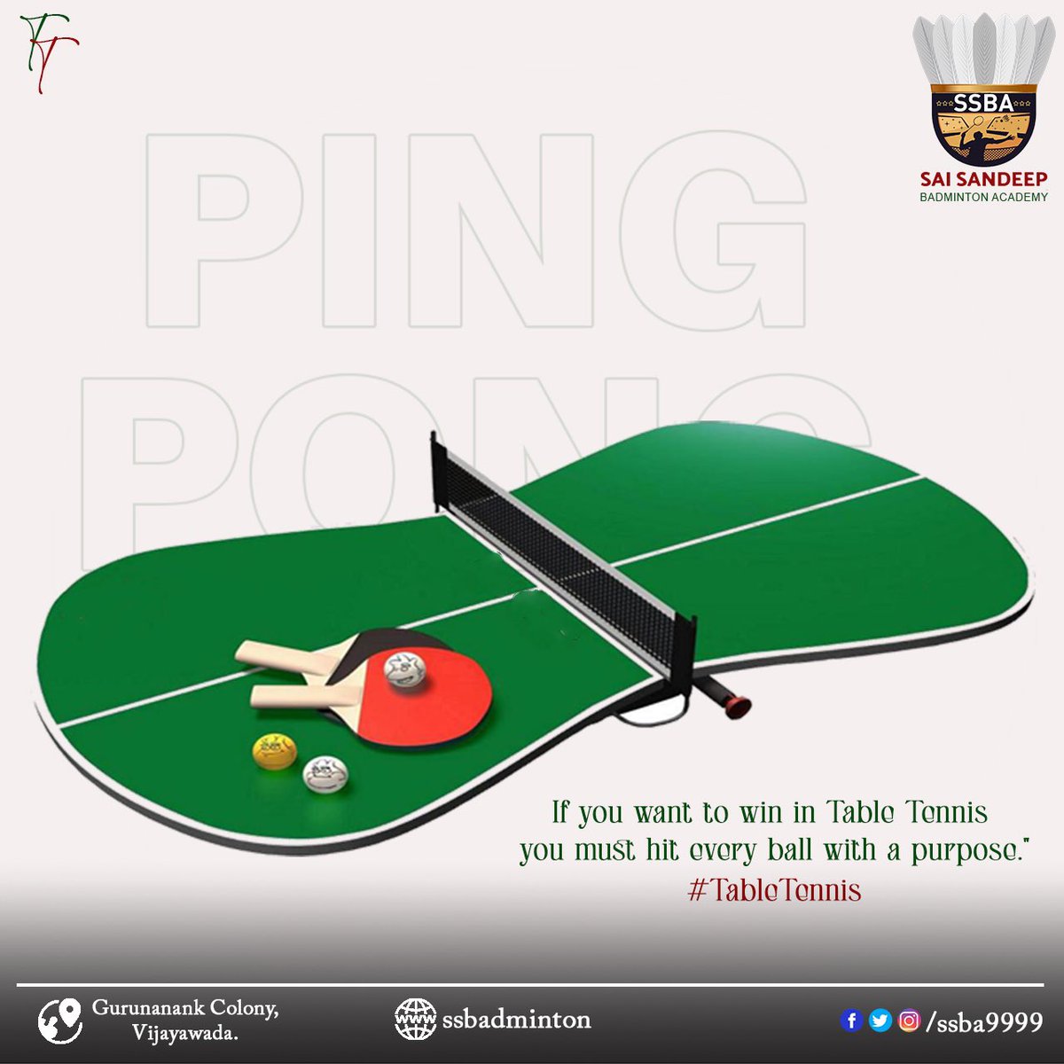 ssba9999's tweet photo. You must hit every ball with a purpose! 
.
.
.
Book your slots now.

#tabletennis #tabletennisatvijayawada #tabletennistraining #tabletennisplayer #vijayawadadiaries #SSBA #Vijayawada https://t.co/S1TaFWbexl