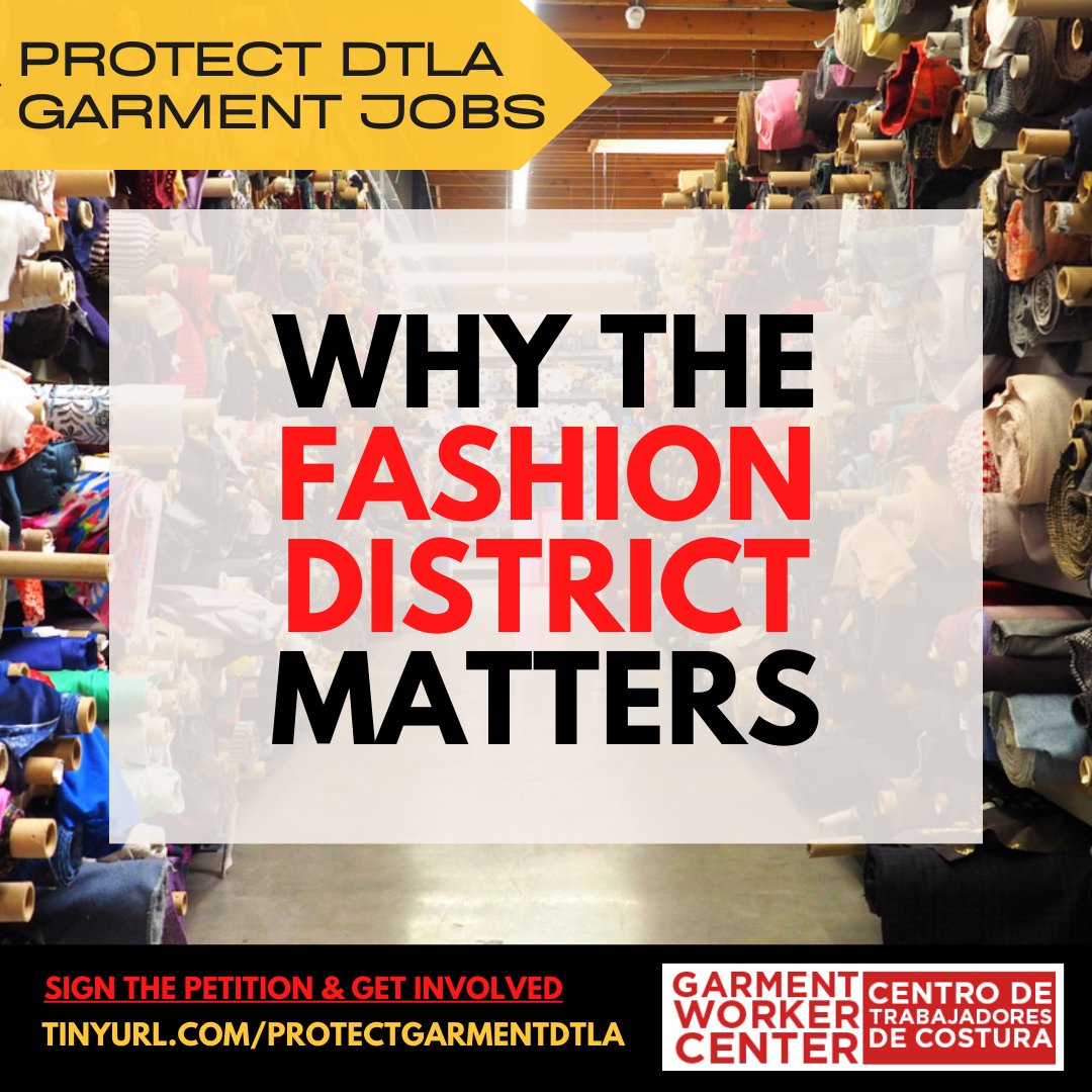 The Fashion District is at risk of displacement from the DTLA 2040 Plan opening the door to market rate development.

Here's WHY THE FASHION DISTRICT MATTERS

🧵🪡