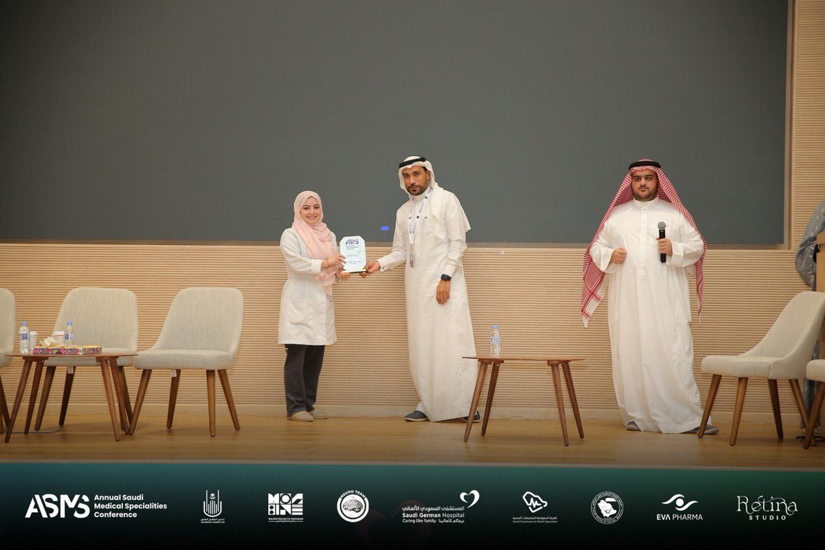 MPPUQU's tweet photo. 4th place: Wed Fatani
5th place: Taif Alqahtani and Asayel Alruwais
6th place: Esraa Shaheen
#ASMS_Conference https://t.co/wcleB96p5d