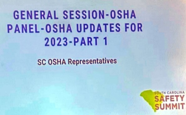SC_OSHA's tweet photo. Thank you to the SC Manufacturers Alliance @SCManufacturers for including our SC OSHA staff in your workplace Safety Summit this week. #SafetyFirst #SCOSHA #network #scmanufacturers #scmanufacturersalliance https://t.co/XxJ0QH8OoA