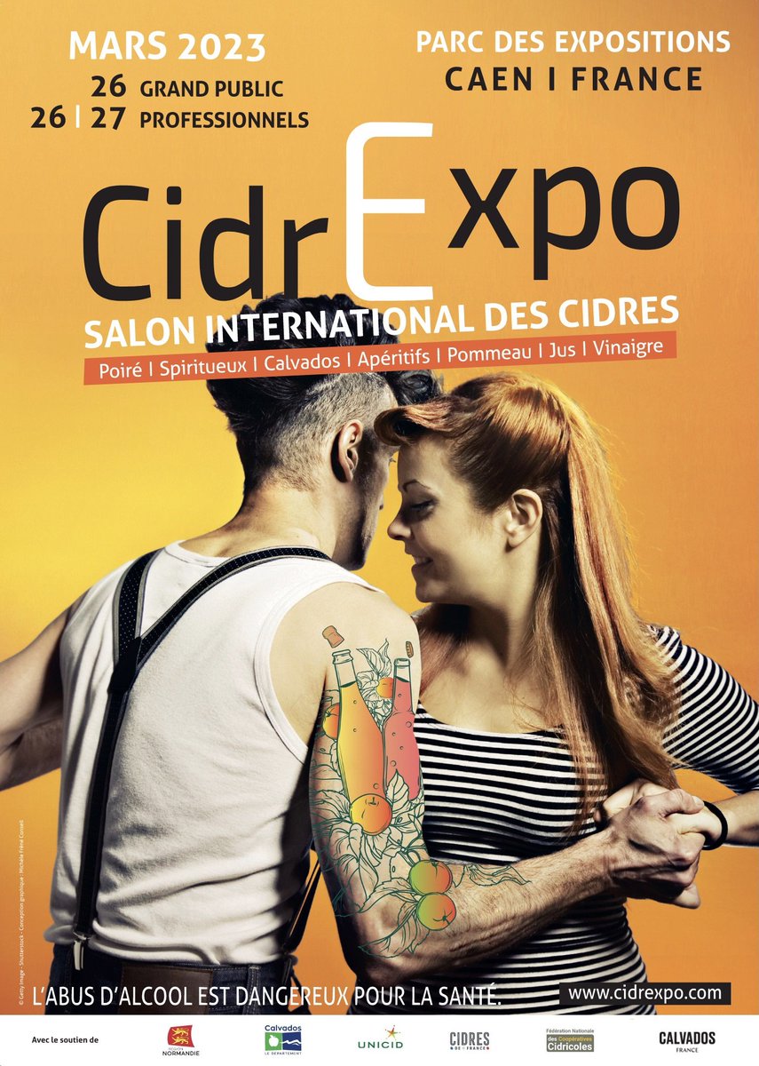 Dans 2 jours, #Caen devient capitale du #Cidre avec #CidrExpo🍎, le salon international du Cidre organisé par <a href="/CidrExpo/">CidrExpo</a> et <a href="/CaenEvenements/">Caen Événements</a>. Le salon sera ouvert à tous dimanche pour des animations, dégustations, ateliers et conférences !
🎟️6€
> caen.fr/evenement/cidr…