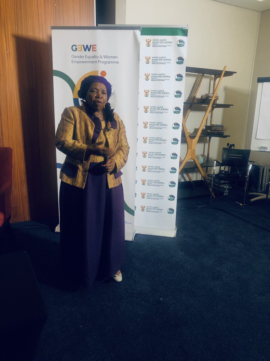 KhazimlaComms's tweet photo. within. 

the first ministerial policy dialogue with the EU-funded Gender Equality and Woman Empowerment programme. the focus, 40% set-aside public procurement for women. we’re levelling the playing field. 

#EUinSA #KhazimlaComms #genderequality https://t.co/NmWr1Vw4Sy