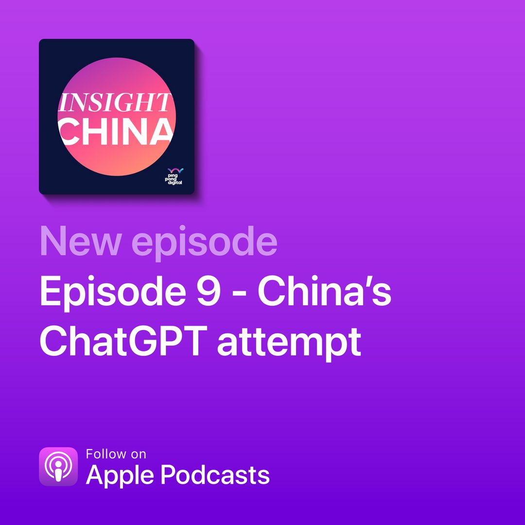 PingPongDigital's tweet photo. AI 🤖 and China 🇨🇳 https://t.co/oOUEGBYmdH
#chatgpt #bard #china #ai #baidu https://t.co/oqCEOh3zk8