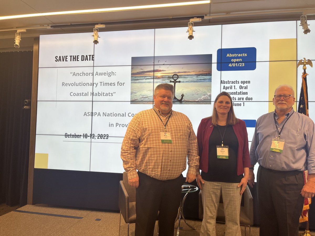 CaufieldBA's tweet photo. And the final item in the Agenda was a reminder about the 2023 National Coastal Conference in Providence! I’m a co-chair and looking for others to get involved! Join @MauraKBoswell Lee Weishar and myself! #coastalsummit2023 https://t.co/LhI85KlWJ2