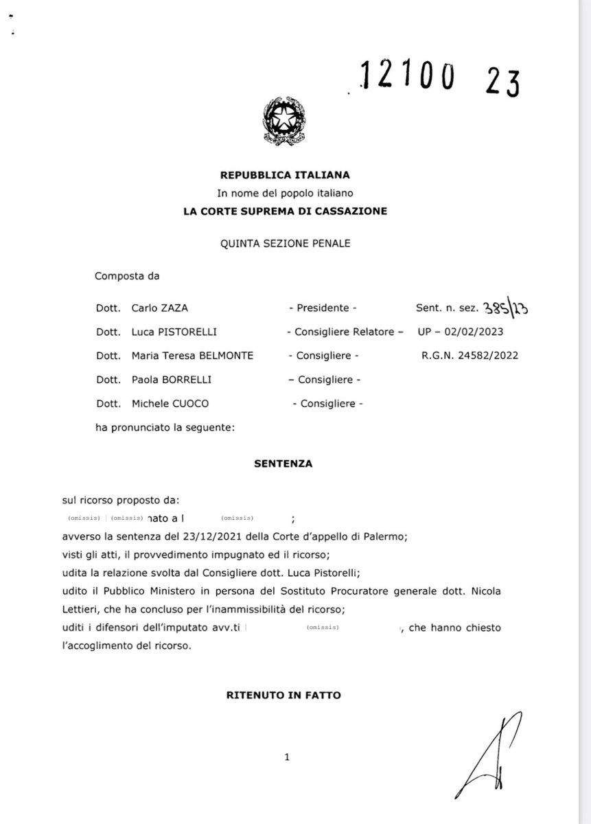 ant_lamberti1's tweet photo. Cass. pen. 12100/2023: L’annullamento del provvedimento di radiazione dall’albo professionale non cancella il reato di esercizio abusivo della professione che scatta per chi ha svolto l’attività nonostante la sospensione cautelare. -> https://t.co/4QicNmOdIP https://t.co/DxTViBIA5g