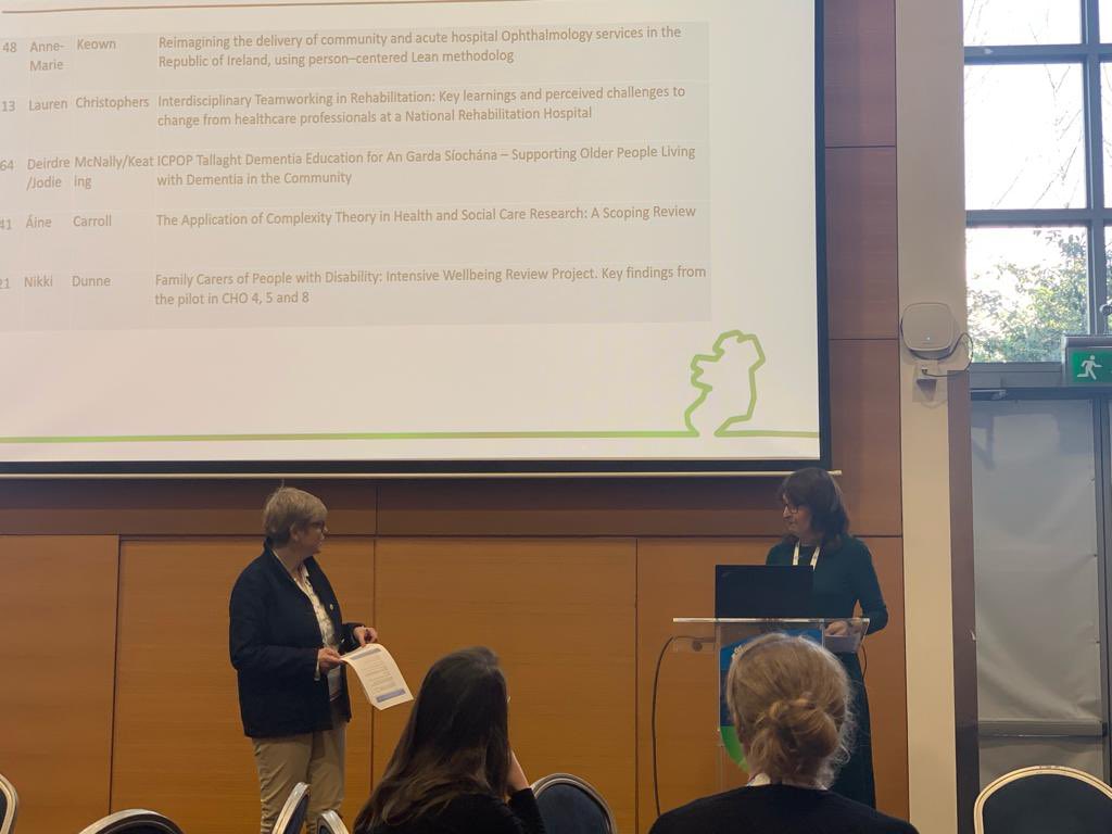 @keown_marie flying the #personcentredimprovement flag today at  #AICIC23. 🙏🏻 for the opportunity to present the amazing @neriecs team’s work @Matersurgery @MaterNursing @HealthUcd @MaterHSCPs @DrSeanPTeeling @chriosa @Justinewha @eclo_ie @NCBI_sightloss @UCDMedicine @ucdsnmhs