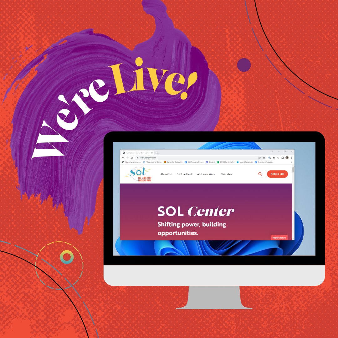 The day has finally come: OUR WEBSITE IS LIVE 🥳! We are so proud to share this new advocacy  program with all of you. Our new website (built in partnership with <a href="/dobigthings/">Gadis Desa</a> 🫶) is packed with resources, ways to get involved, &amp; more. Check it out at solcenter.work