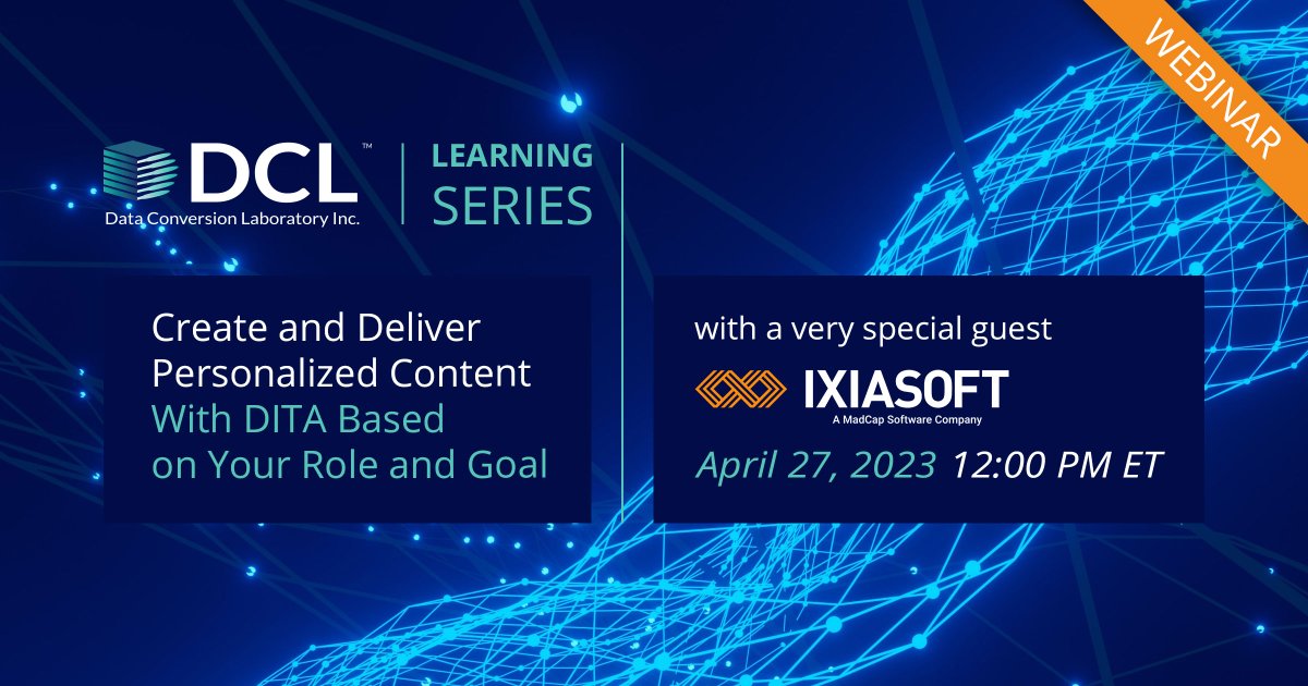 MadCap IXIA CCMS tweet media