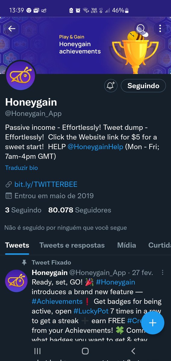 Kaarynamendonca's tweet photo. @Honeygain_App K57A983F09 https://t.co/78ZrPP1L5m
