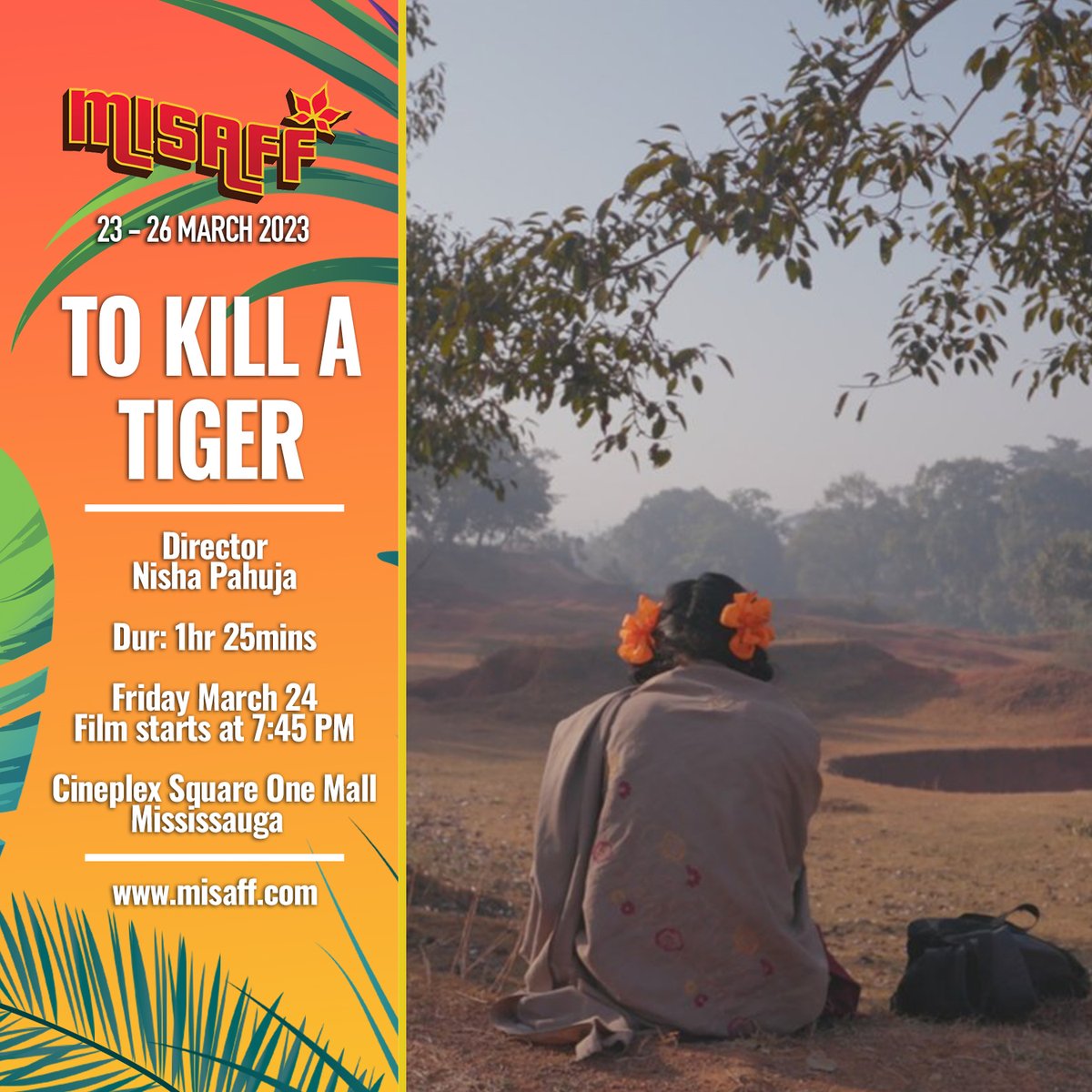 mosaic_misaff's tweet photo. Catch the award-winning documentary TO KILL A TIGER at #MISAFF23, presented by @reelworldfilm. This powerful film by @NishaPahuja follows an Indian farmer and his unprecedented decision to pursue justice for his 13 yr old daughter after her brutal gang rape. https://t.co/xt7uyAtOmJ