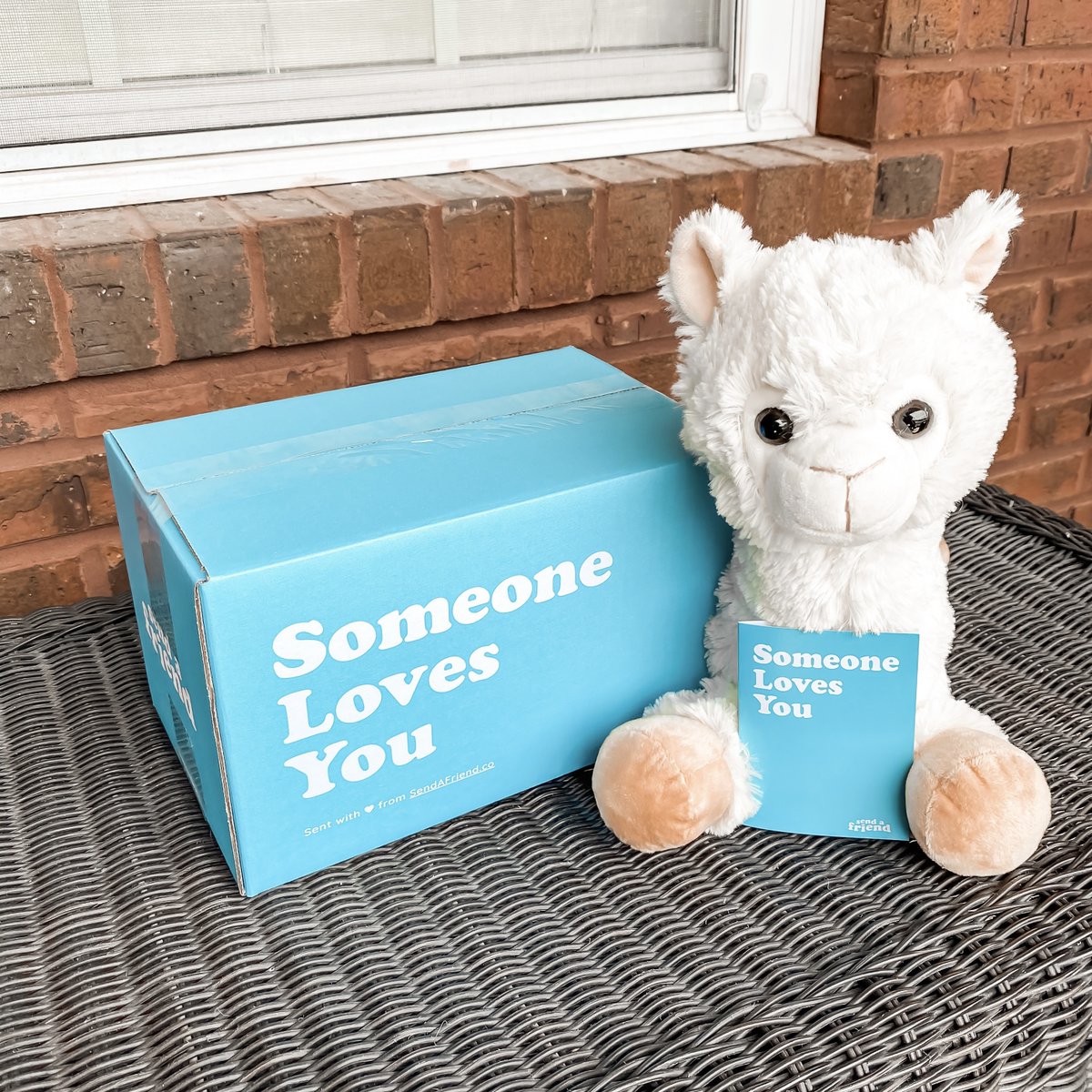 sendafriendco's tweet photo. Who doesn't love receiving a heartfelt surprise? Choose a stuffed animal, write a personalized message (free in every order), and we'll handle the rest 😉