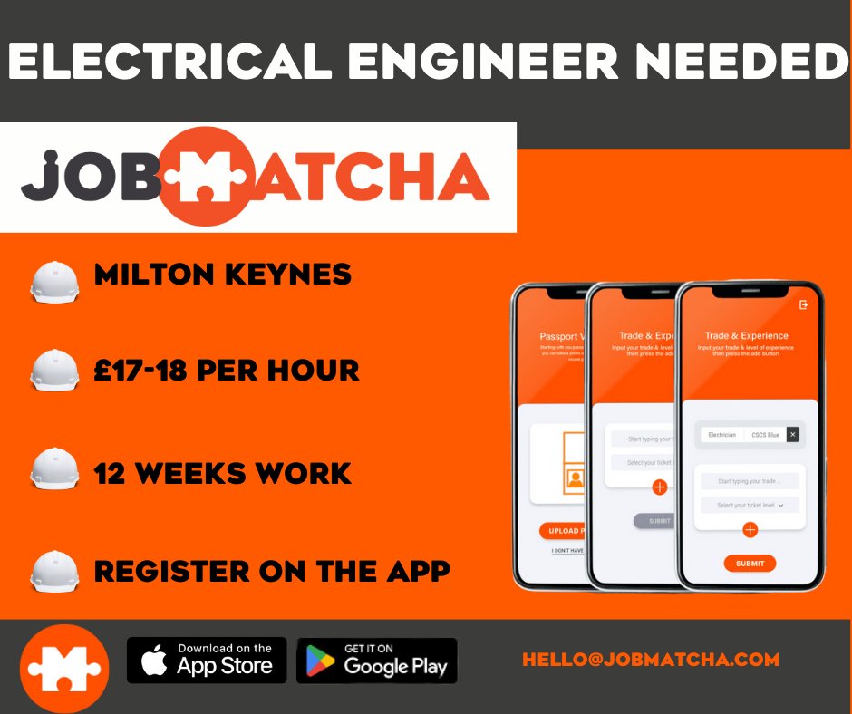 Electrical engineer needed #Jobs #Construction #constructionworker #work