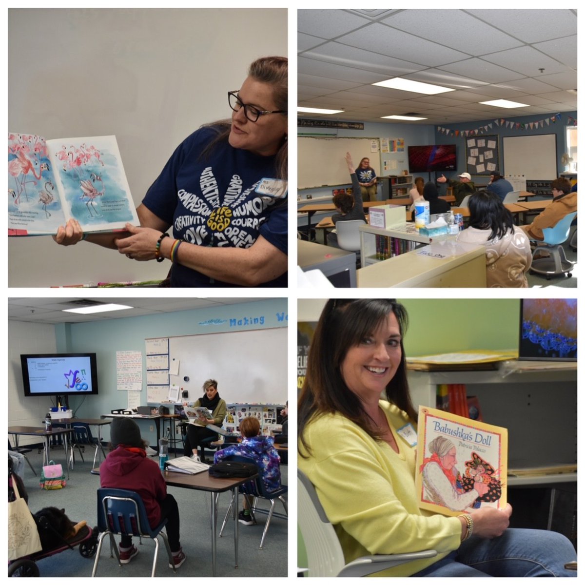 Lake_MI_Academy's tweet photo. We had LMA parent volunteers come in not once but twice this month to read to our students. Here are some images from those reading sessions!
#mylma #marchisreading #literacy #storytime https://t.co/4cfIexHqgQ