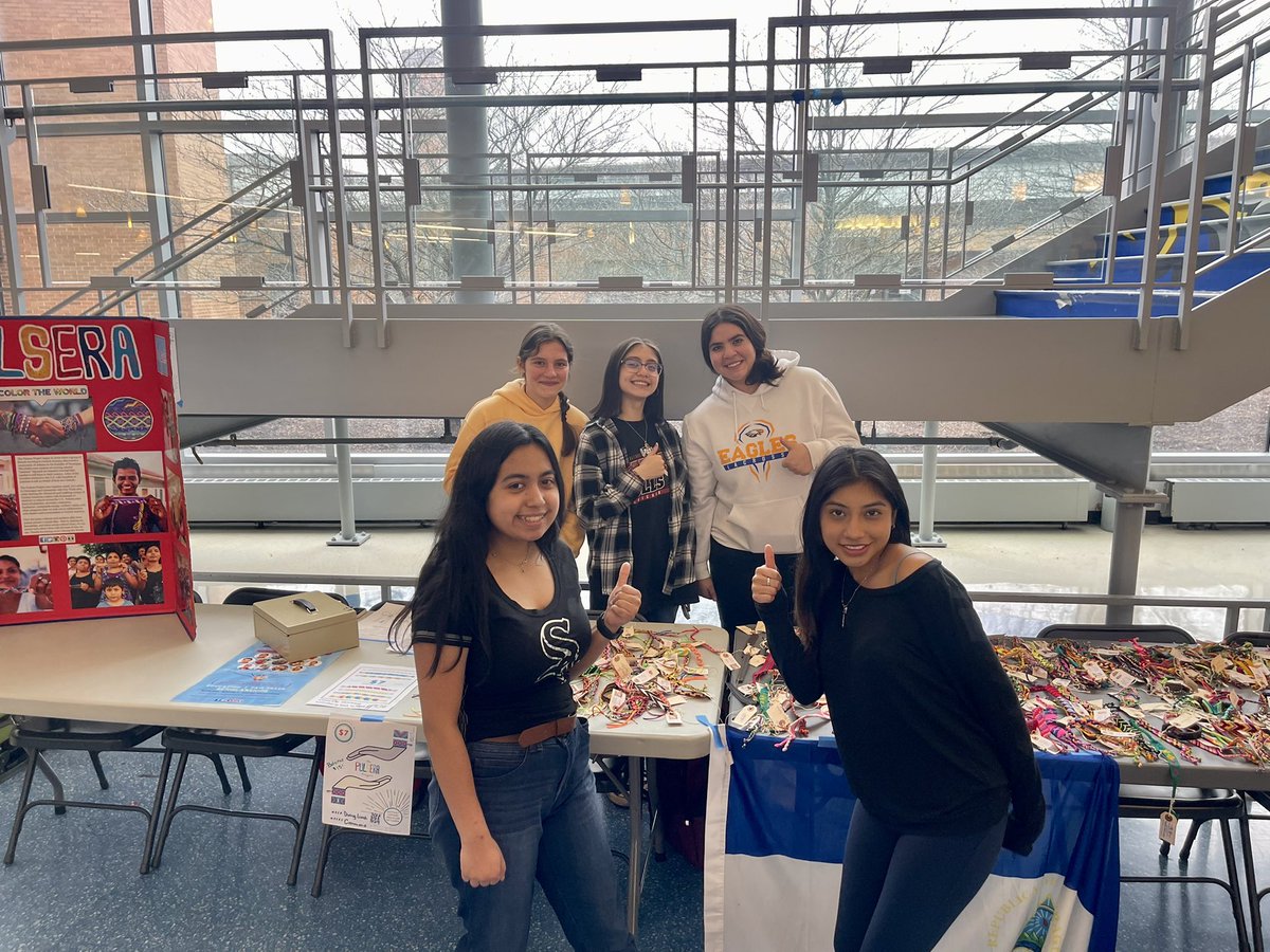 We are out selling pulseras and bolsas for the <a href="/PulseraProject/">The Pulsera Project</a> today and tomorrow during all lunch periods! Come check our table out. <a href="/SandburgHS/">Carl Sandburg H.S.</a>