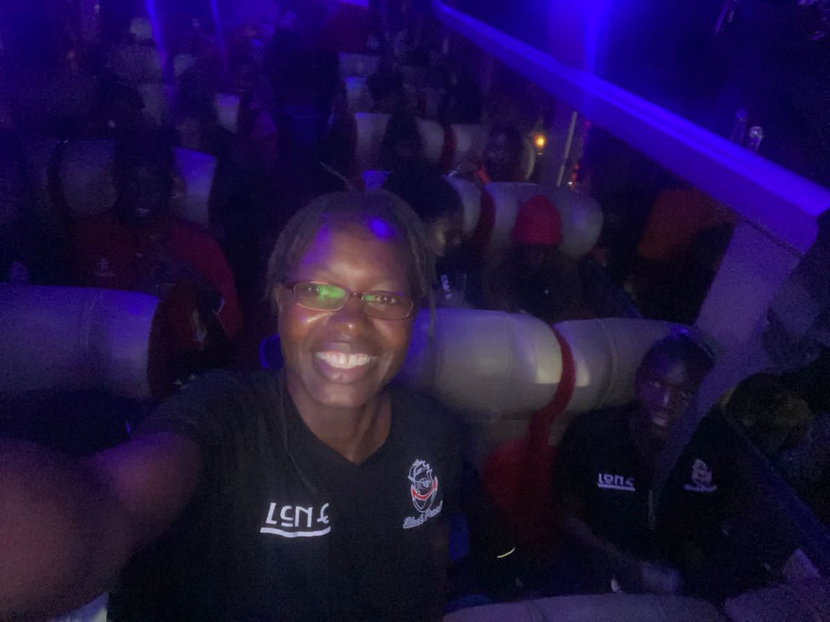 KoyokoyoButeme's tweet photo. Me and my girls en route to Kenya, proudly sponsored by @LONE_Africa on our first ever Nairobi tour. 🥰🥰🥰

Impala Roans versus @BlackPearlsRFC on Saturday at the Impala grounds at 2.00pm. 💃🏾

Nairobi, here we come! 🤗

Safe journey to us. 🙏🏾

#BlackPearlsStrong 🖤❤️
#LONEAfrica https://t.co/g0BgstMGH9